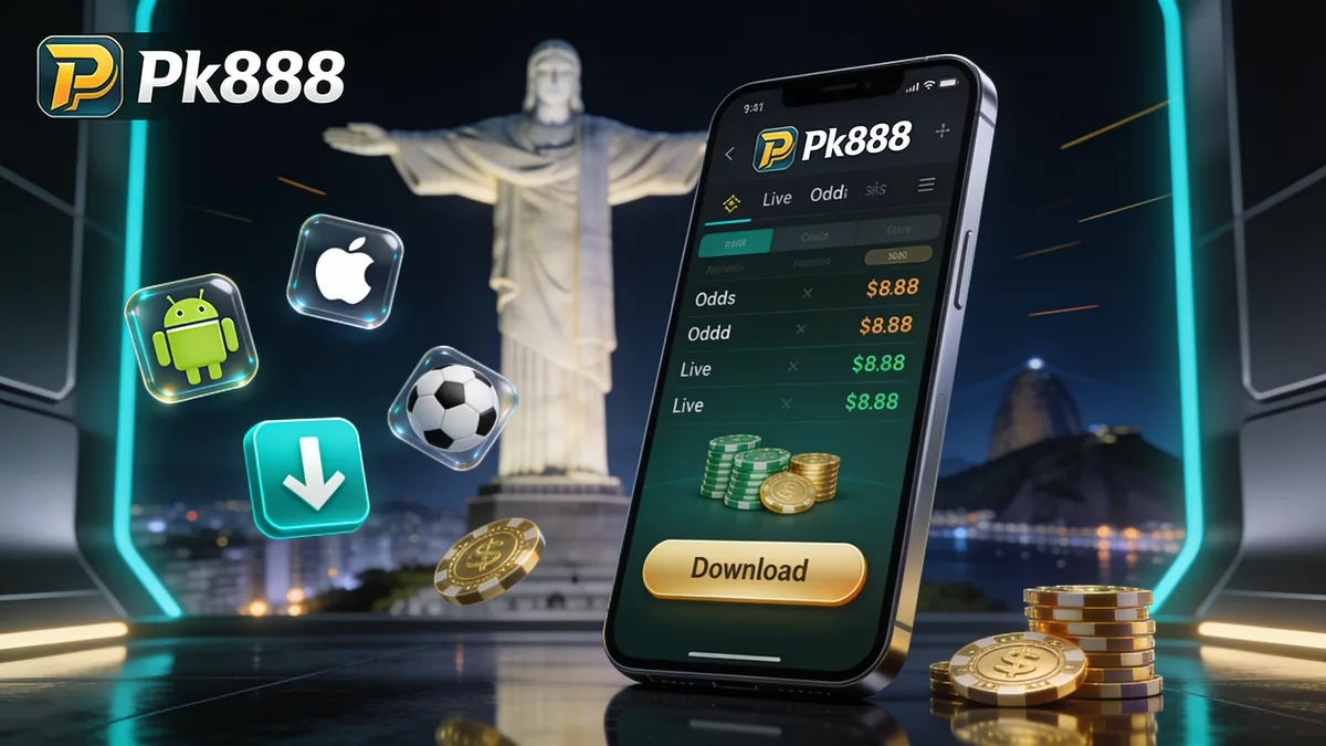 Criar conta pelo aplicativo da pk888 para jogadores no Brasil